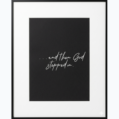 Wooden thin black interior decor frame with matte and perspex