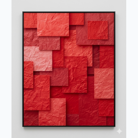 Framed interior decor glossy finished print