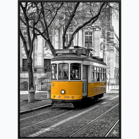 Framed interior decor glossy finished print