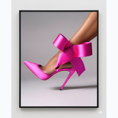 Framed interior decor glossy finished print
