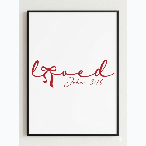Interior decor framed abstract print