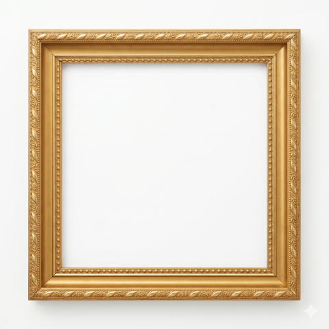 Vintage Gold Wooden Frame