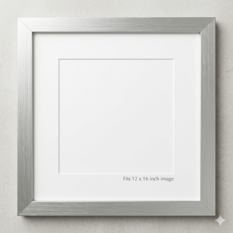 Silver Wooden Frame