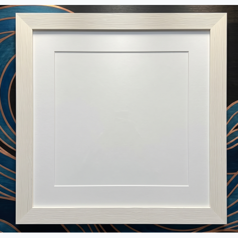 Plain White Fibre frame