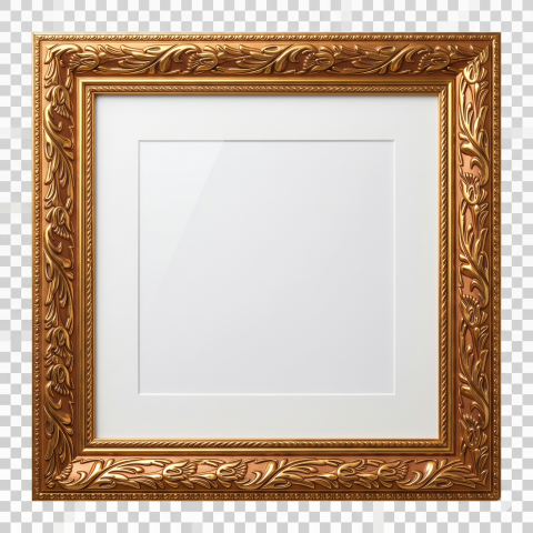 Antique Gold and Bronze frame.