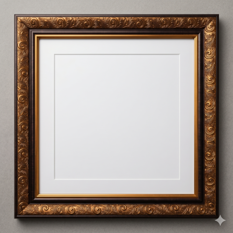 Bronze / Dark Espresso Brown Fibre Frame