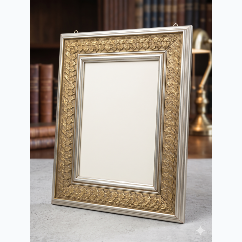 Champagne Platinum / Gold Wooden  Frame