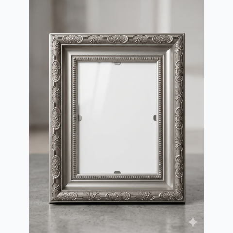 Charcoal Grey Wooden Frame
