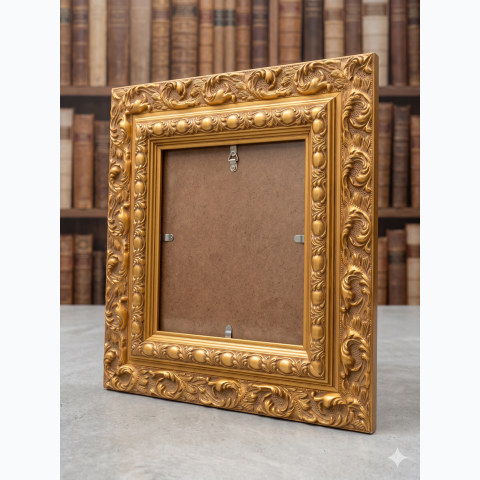 Antique Gold / Umber Bronze Wooden Frame