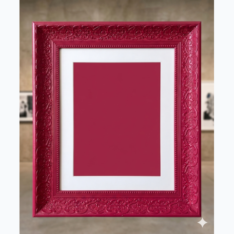 Magenta- Pink Fibre Frame