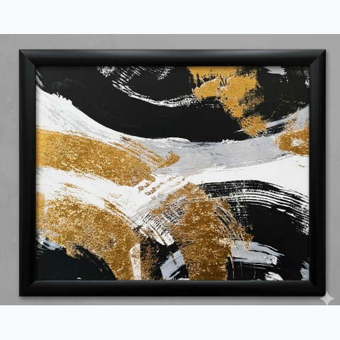 Glossy Satin Black Fibre Frame