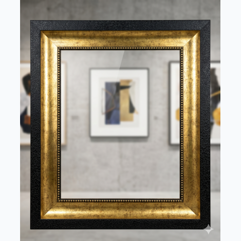 Matte Black / Burnished Gold Fibre Frame