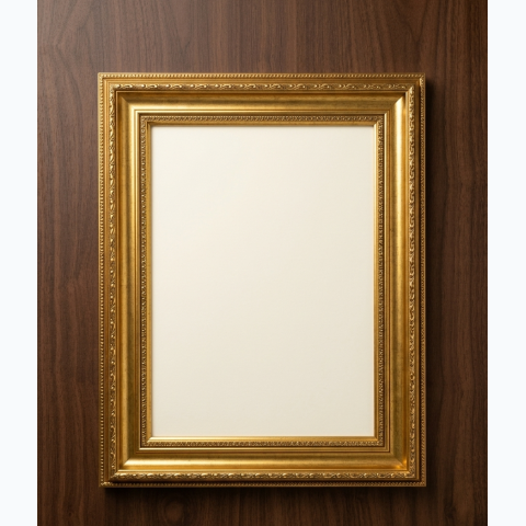 Classic Gold/ Ornate Fibre Frame