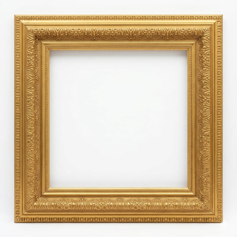 Gilded Gold Fibre Frame